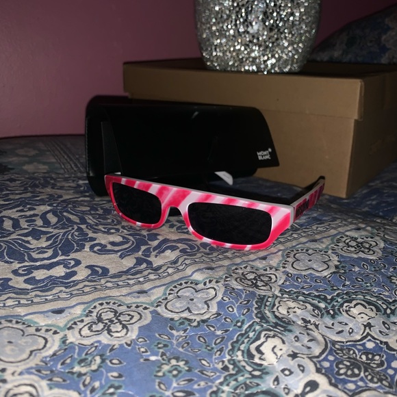 Moschino 55mm Rectangle Sunglasses